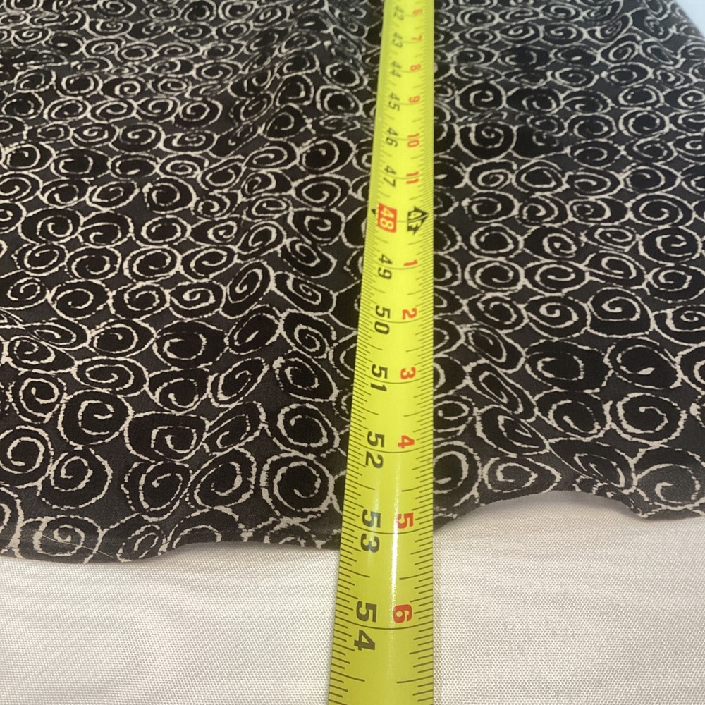 Armani Exchange Womens Dress Size 8 Brown Swirl Print Sleeveless V-Neck Maxi - Picture 6 of 10